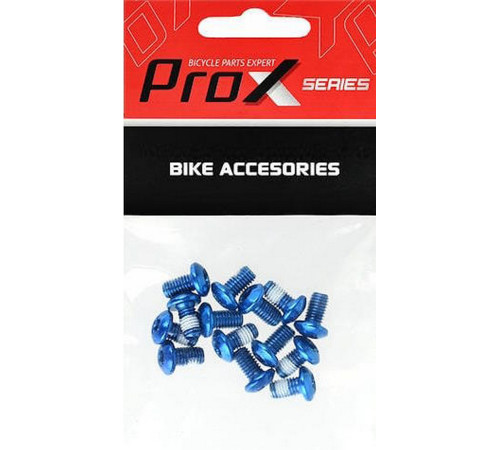Disc rotor fixing bolts Prox blue M5x10mm (12pcs.)