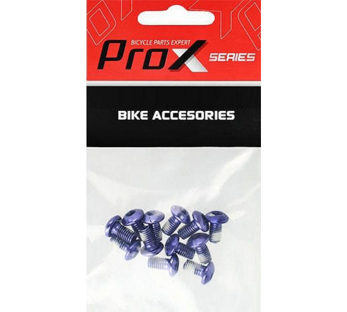 Diska bremžu rotora piestiprināšanas skrūves Prox purple M5x10mm (12pcs.)