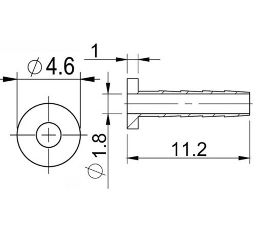 Disc brake hose bleeding component Prox for Shimano 2.1mm (50pcs.)