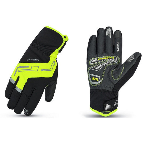 Velo cimdi Prox Performance Pro Long Gel black-lime-L