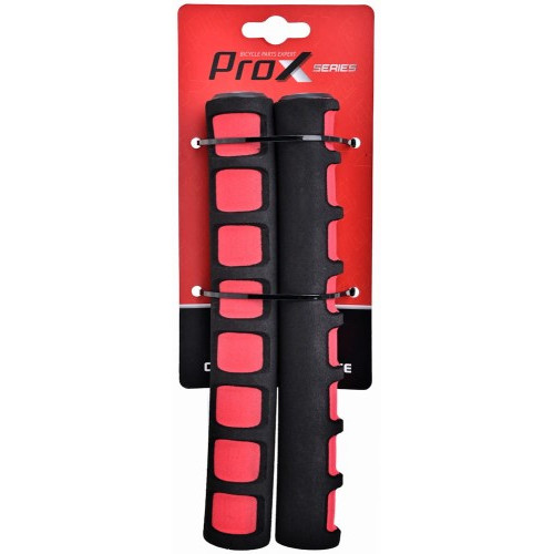 Stūres rokturi ProX GP-01 215mm Foam red-black