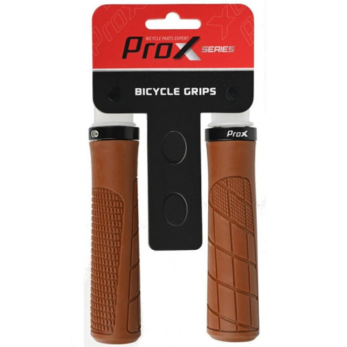 Stūres rokturi ProX GP-34 130mm Lock-on brown