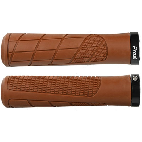 Stūres rokturi ProX GP-34 130mm Lock-on brown