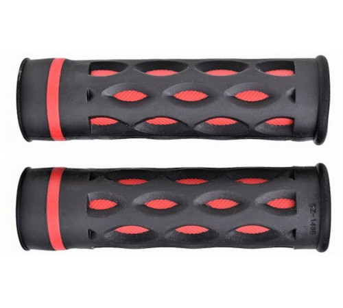 Stūres rokturi ProX GP-48B 115mm red-black