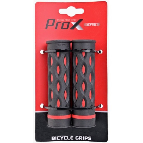 Stūres rokturi ProX GP-48B 115mm red-black
