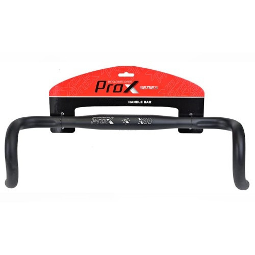 Stūre ProX Gravel Alu 31.8/420mm 125/70mm black matt