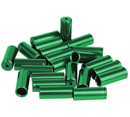 Brake outer casing caps ProX Alu green (100pcs.)