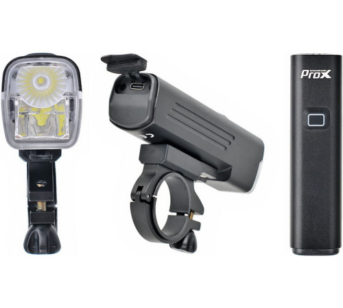 Front lamp ProX Kraz 1000Lm PowerBank USB