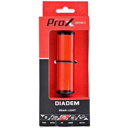 Aizmugurējais lukturis ProX Diadem COB LED 100Lm USB
