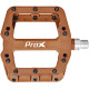 Pedals ProX Base Pro 26 nylon Pins axle Cr-Mo brown