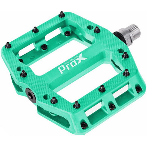 Pedals ProX Base Pro 26 nylon Pins axle Cr-Mo cyan