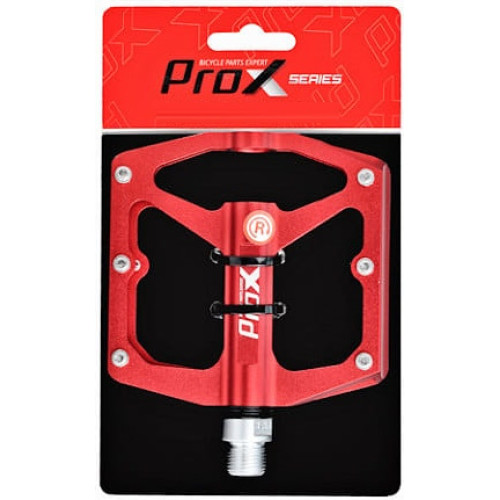Pedals ProX Stig 24 Alu Pins axle Cr-Mo red