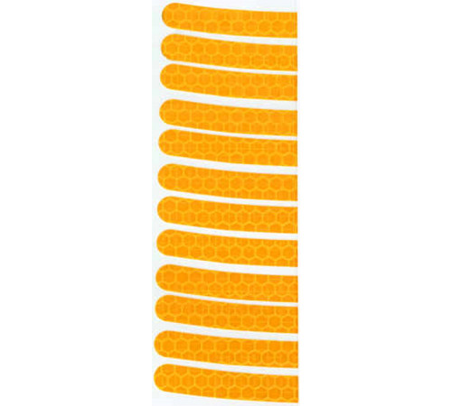 Wheel/helmet decoration stickers Prox orange