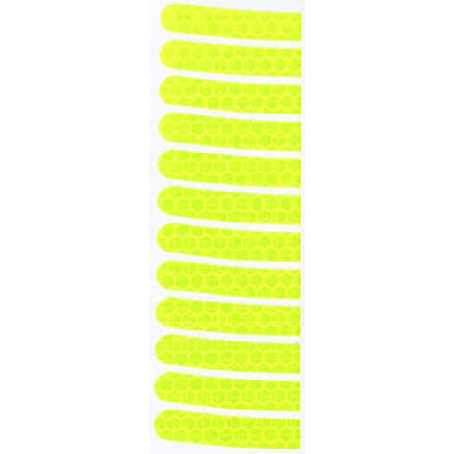 Wheel/helmet decoration stickers Prox yellow