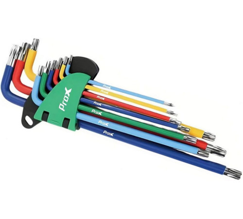 Tool ProX Torx T10/T15/T20/T25/T27/T30/T40/T45/T50 CR-V multicolored