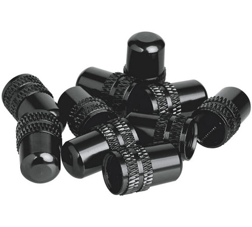Valve cap ProX Alu AV-02 AV/Schrader black
