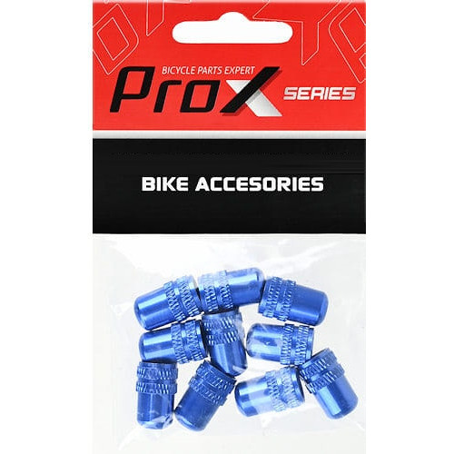 Valve cap ProX Alu AV-02 AV/Schrader blue