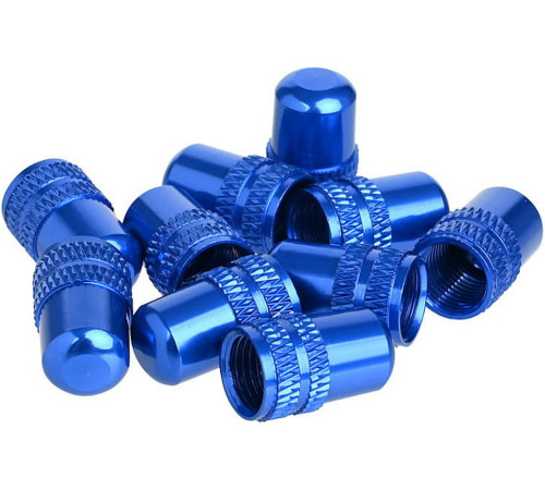 Valve cap ProX Alu AV-02 AV/Schrader blue