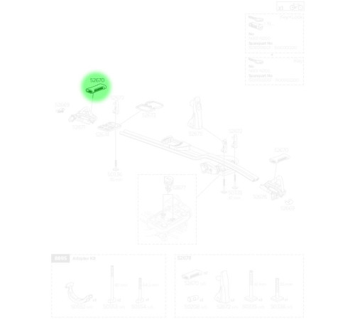 Adapter Thule for ProRide 598