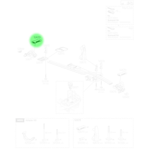 Adapter Thule for ProRide 598