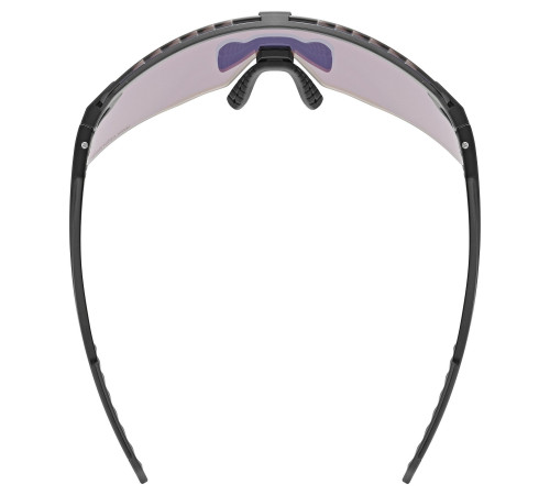 Brilles Uvex pace stage CV black matt / racy red