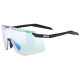 Glasses Uvex pace stage V black matt / mirror green