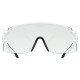Glasses Uvex pace stage V white matt / mirror blue