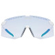 Glasses Uvex pace stage V white matt / mirror blue
