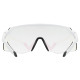 Glasses Uvex pace stage S V white matt / mirror green