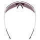 Glasses Uvex pace stage S CV white matt / mirror yellow