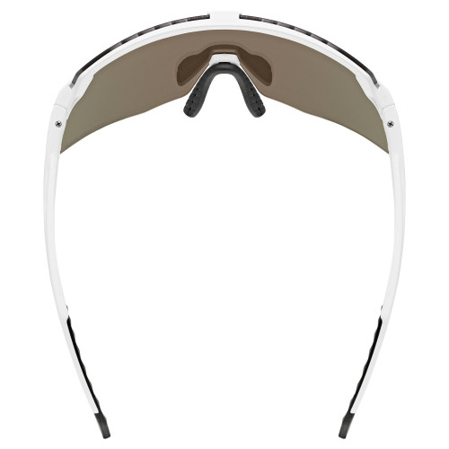 Glasses Uvex pace stage S CV white matt / glossy green