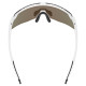 Glasses Uvex pace stage S CV white matt / glossy green