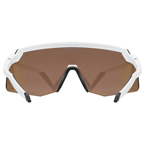 Glasses Uvex pace stage S CV white matt / glossy green