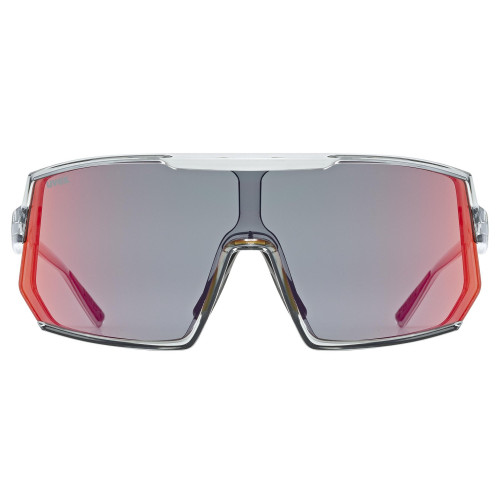 Brilles Uvex sportstyle 235 smoke transparent / mirror red