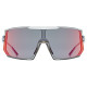 Brilles Uvex sportstyle 235 smoke transparent / mirror red