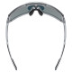 Brilles Uvex sportstyle 235 smoke transparent / mirror red