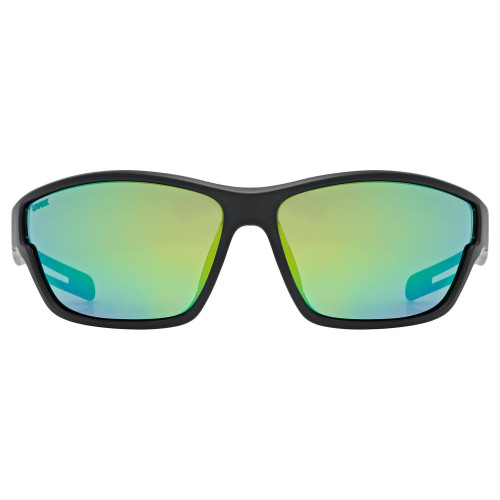 Brilles Uvex sportstyle 806 black matt / mirror green