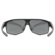 Brilles Uvex axos set black matt / mirror silver