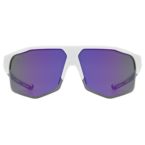 Brilles Uvex axos set white matt / mirror purple