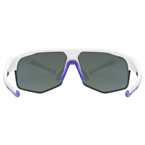 Brilles Uvex axos set white matt / mirror purple