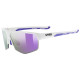 Brilles Uvex axos set white matt / mirror purple