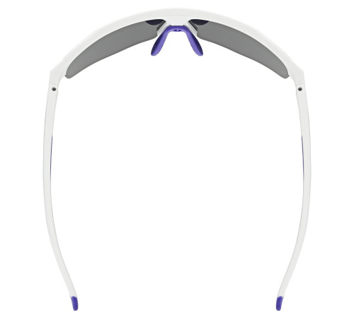Brilles Uvex axos set white matt / mirror purple