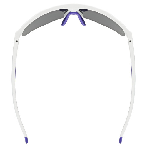 Brilles Uvex axos set white matt / mirror purple