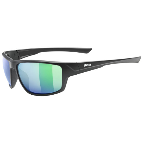 Brilles Uvex sportstyle 230 black mat / mirror green