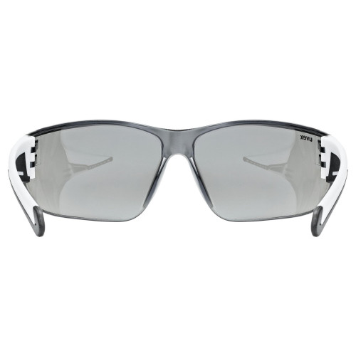 Brilles Uvex equate white matt / mirror silver