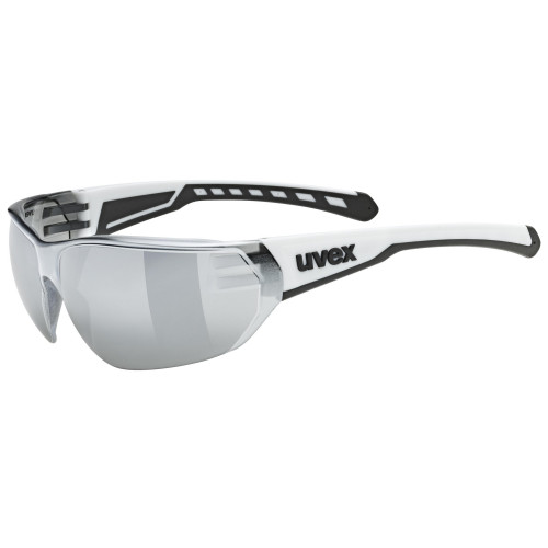 Brilles Uvex equate white matt / mirror silver