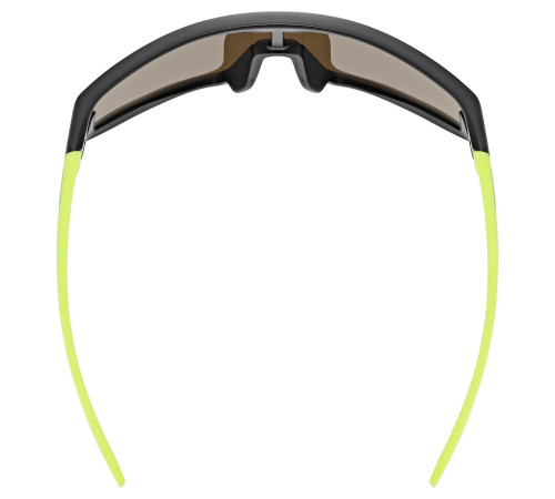Brilles Uvex skyrise jr. black-yellow matt / mirror yellow