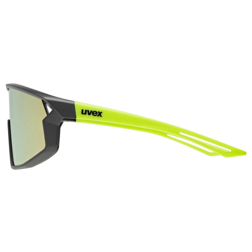 Brilles Uvex skyrise jr. black-yellow matt / mirror yellow