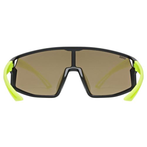 Brilles Uvex skyrise jr. black-yellow matt / mirror yellow