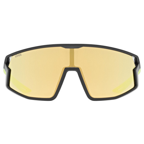 Brilles Uvex skyrise jr. black-yellow matt / mirror yellow